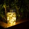 6 Pack 30 Led String Fairy Lights Hanging Solar Lanterns Outdoor Waterproof, Hangers and Jars Included, Outdoor Decor for Christmas, Wedding, Garden, Patio